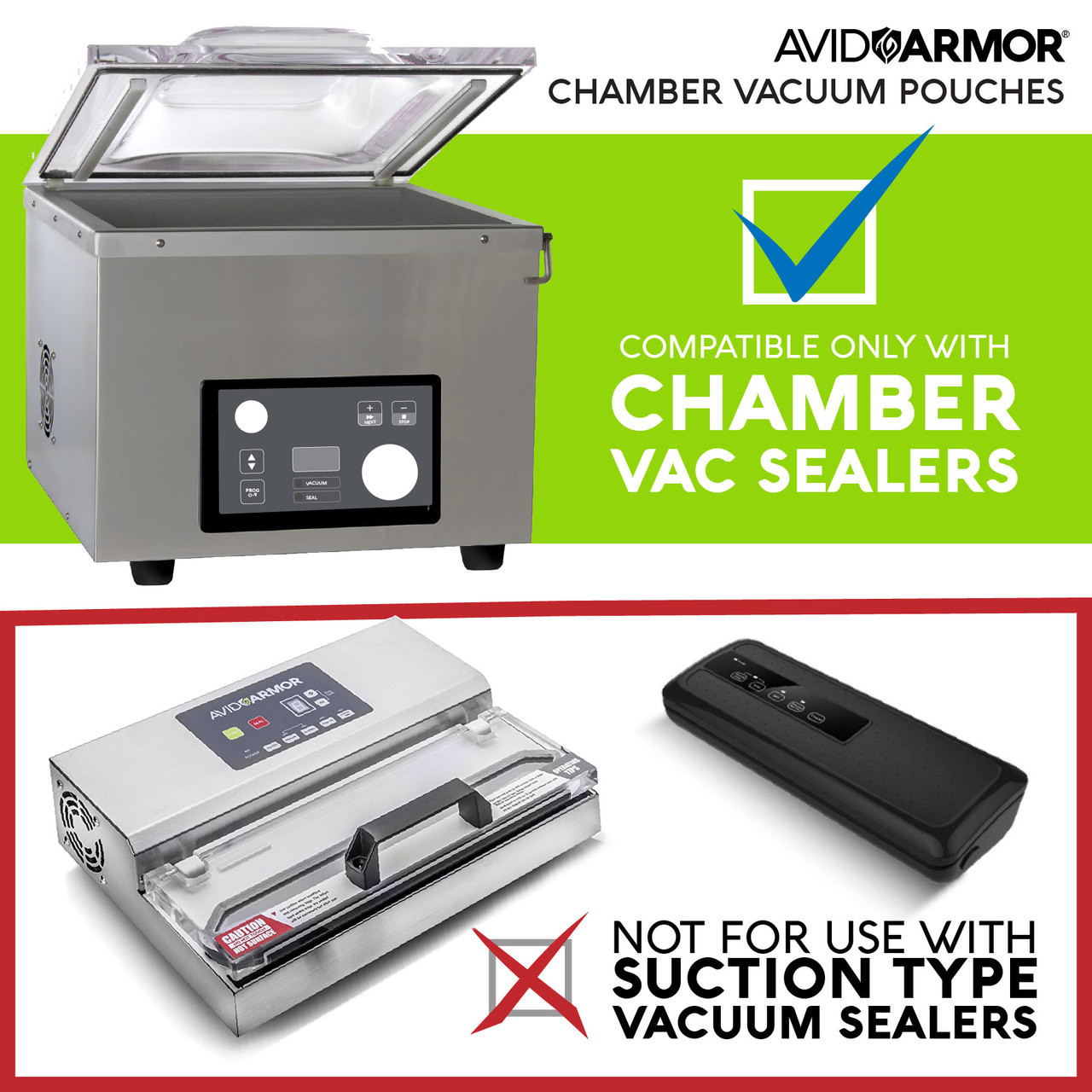 18 X 22 Vacuum Chamber Pouches 3-Mil 500/Box
