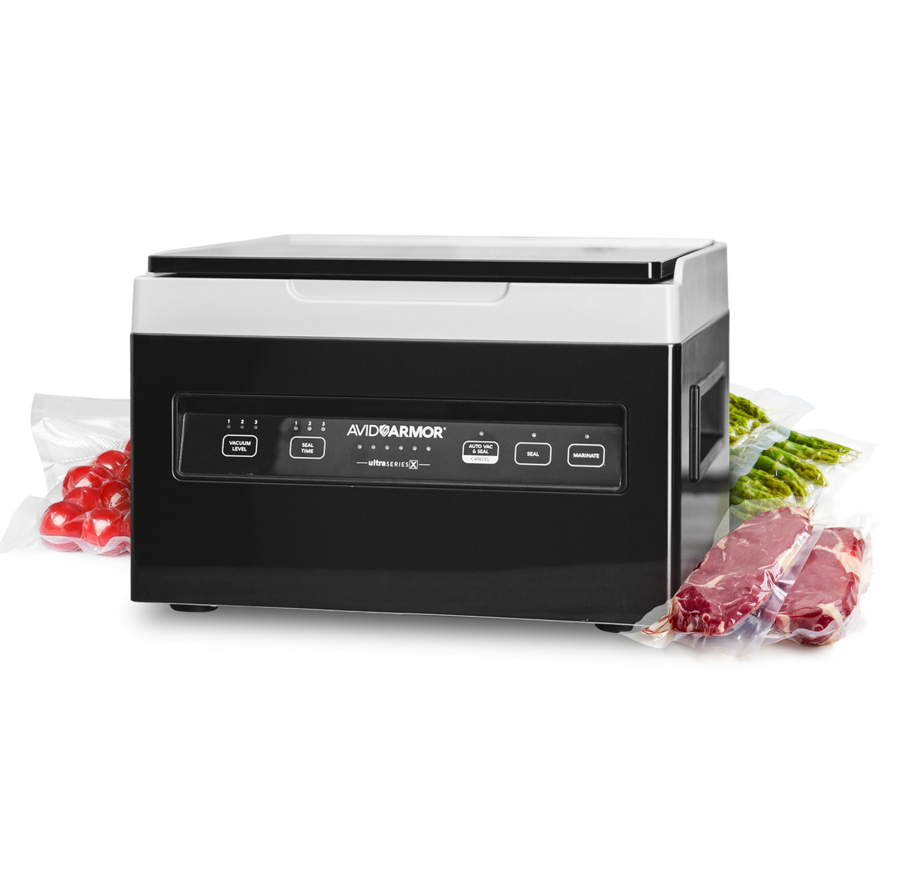 Avid Armor - Chamber Vacuum Sealer Machine USVX Ultra Series, Vacuum Food Sealer for Wet Foods, Meat Sealers Vacuum Packing Machine, Compact Vacuum