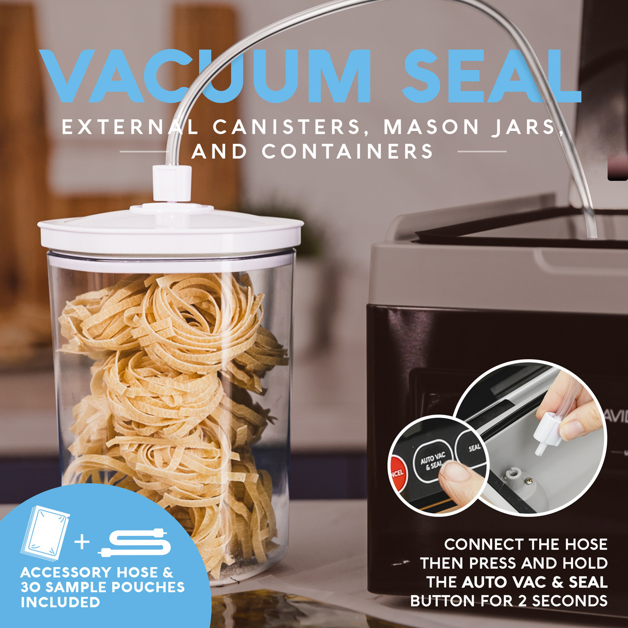 Multi-Use Vaccum Seal - 28 ct