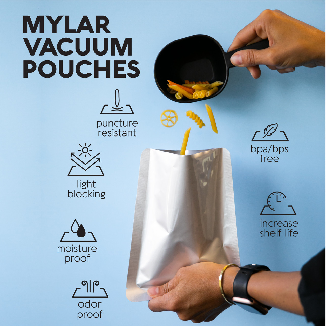 6x8 Poly Nylon Vacuum Bags