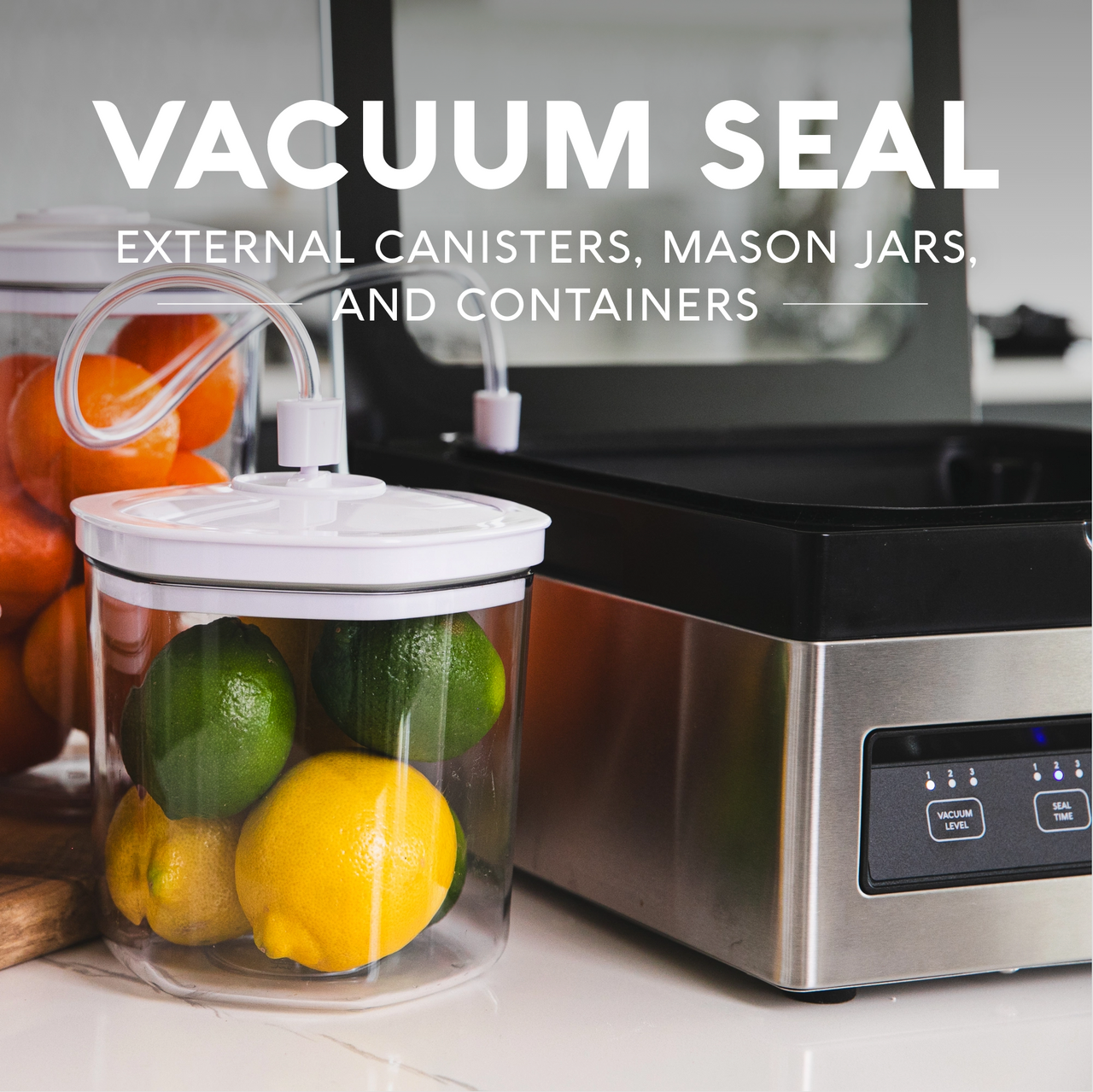 Canning Hack: How to Vacuum Seal Mason Jars in our Vacuum Canister  Accessories Using your Avid Armor Vacuum Sealer - Avid Armor