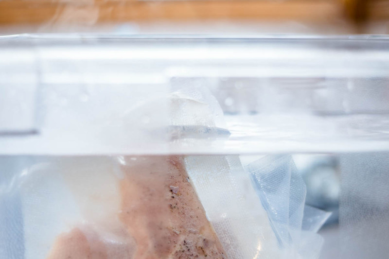 Cooking in vacuum sealed plastic bags