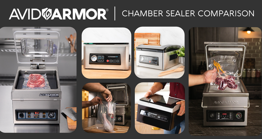 Avid Armor Chamber Vacuum Sealers - Comparison Chart & More