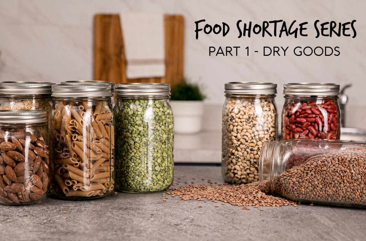 Food Shortage Series - Part 1 - Vacuum Sealing Dry Goods for