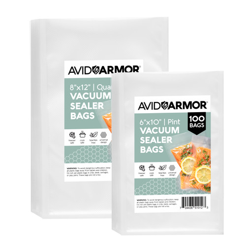 100-500PC Gallon Size Embossed Vacuum Sealer Bag Food Saver Storage Package  Bags