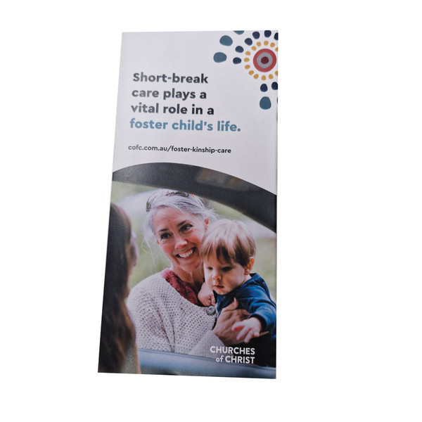 Short-break care plays a vital role in a foster child's life Brochure - IN STOCK