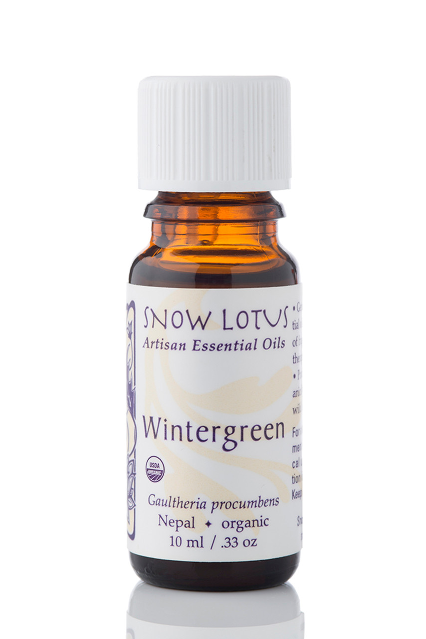 Wintergreen Essential Oil Organic Snow Lotus Aromatherapy