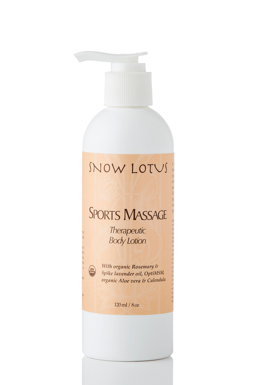 Sports Massage Therapeutic Body Lotion – 240 ml/8 oz - Snow Lotus
