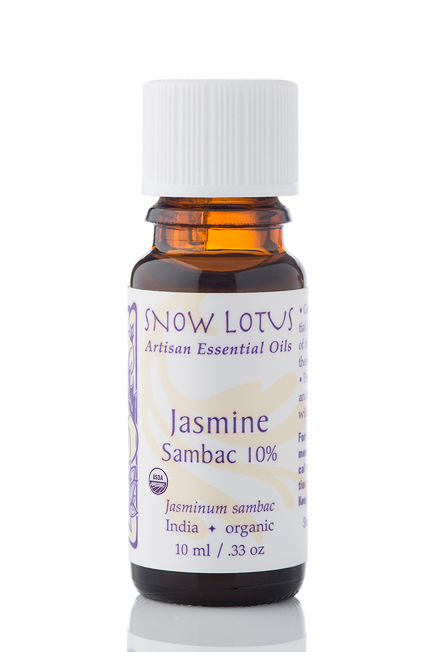 Jasmine Sambac Absolute 10% in Jojoba Oil - Snow Lotus Aromatherapy