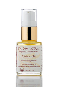 Argan Revitalizing Organic Facial Serum with Geranium and Frankincense 30 ml/1 oz Argan Revitalizing Organic Facial Serum with Geranium and Frankincense 30 ml/1 oz