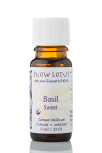 Basil, Sweet Essential Oil - Organic Basil, Sweet Essential Oil - Organic