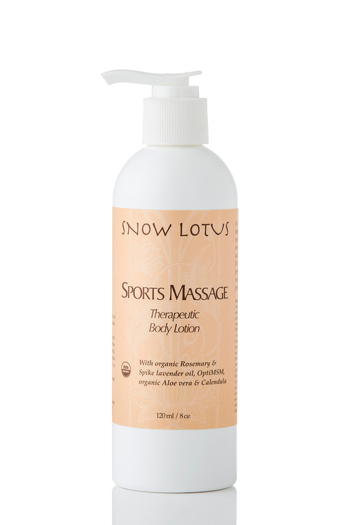 Sports Massage Therapeutic Body Lotion – 240 ml/8 oz - Snow Lotus