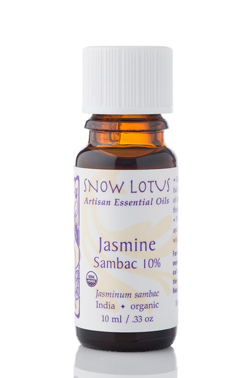 Jasmine Sambac Absolute 10% in Jojoba Oil - Snow Lotus Aromatherapy