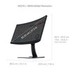 Viewsonic 38" ColorPro™ 21:9 Curved WQHD+ IPS Monitor with 90W USB C, RJ45 and sRGB