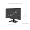 Viewsonic 27" ColorPro™ 4K UHD IPS Monitor with 60W USB C, sRGB and Pantone Validated