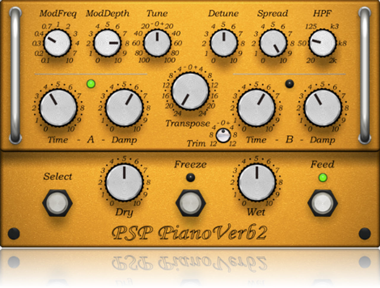 Creative resonant reverb plug-in