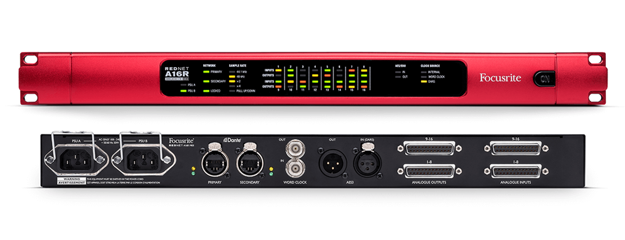 RedNet A16R-16 channel AD/DA w 2 Channel AES