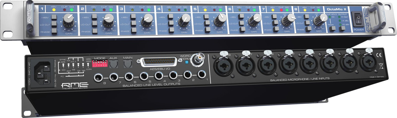 RME OctaMic II - Microphone/Line Preamp with ADC