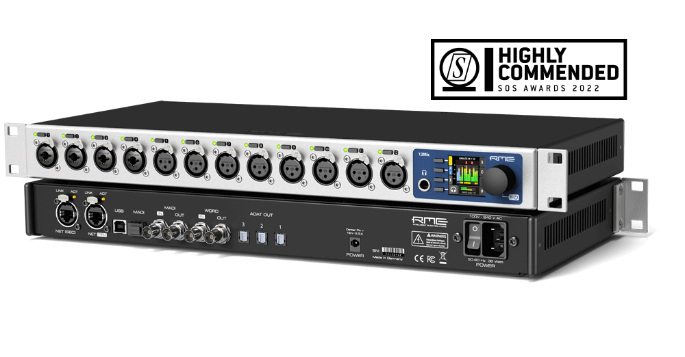 12 Mic preamp, smart converter