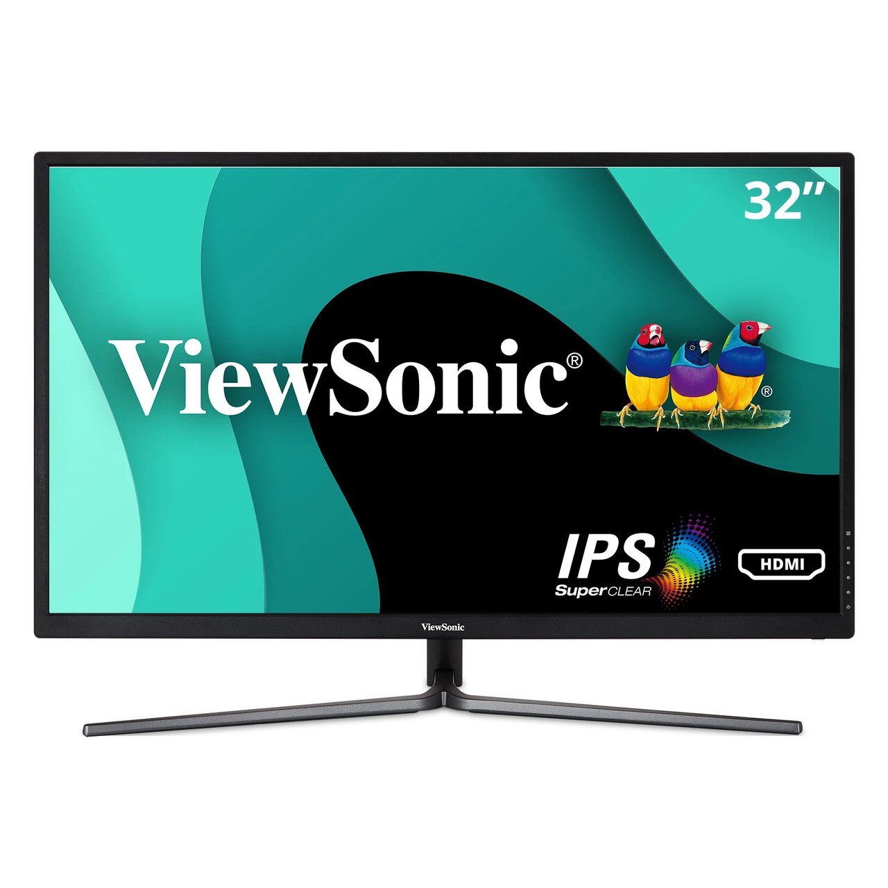 Viewsonic 32" 1440p IPS Monitor with HDMI, DisplayPort, VGA and sRGB