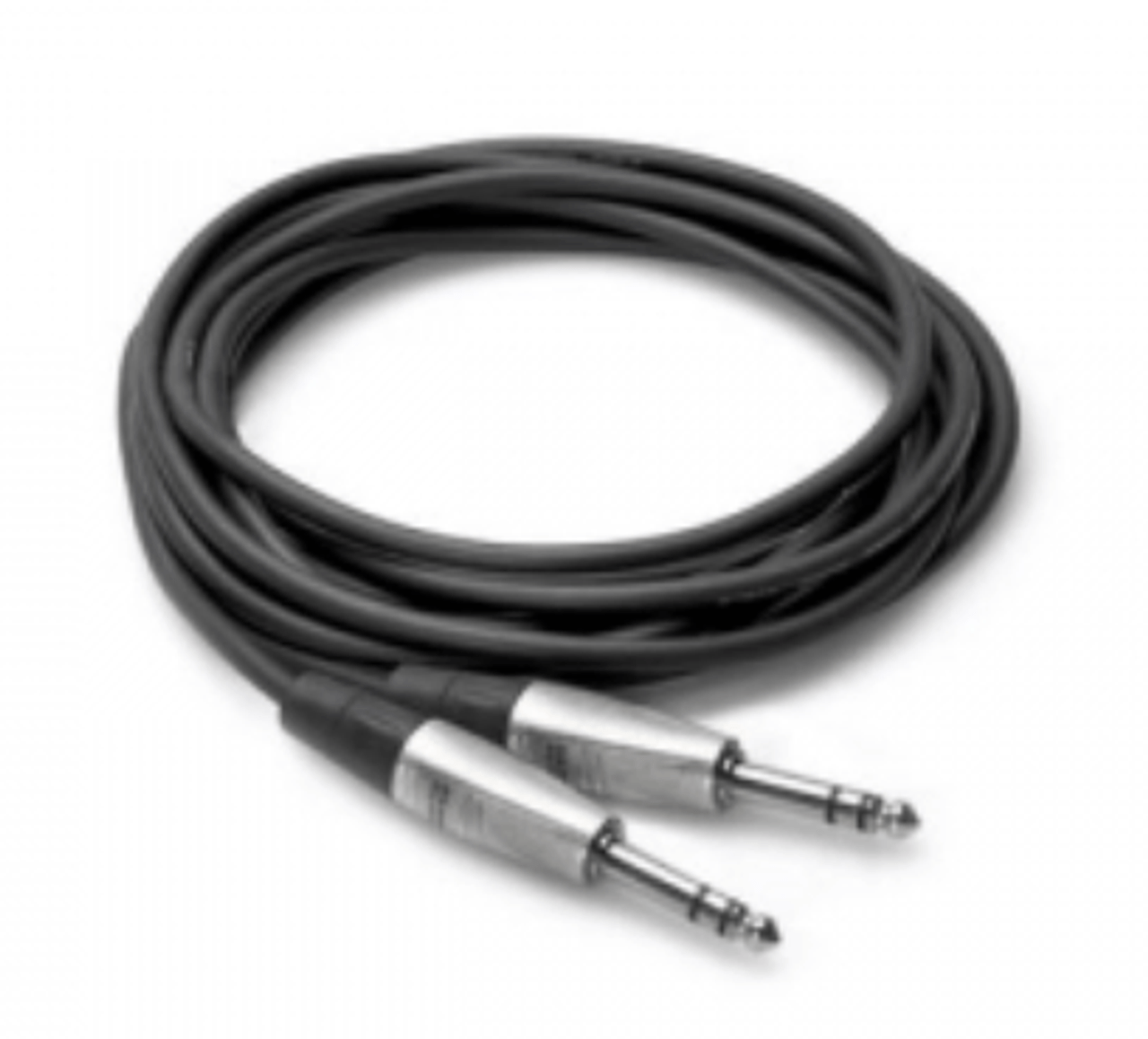 Hosa Pro Balanced Interconnect, 1/4 in TRS to 1/4 in TRS, 5 ft cable