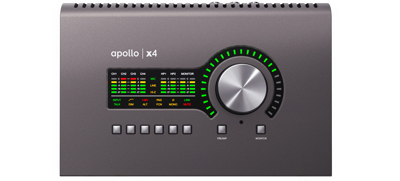 UA Apollo x4 Thunderbolt 3 Audio Interface (Desktop/Mac/Win)