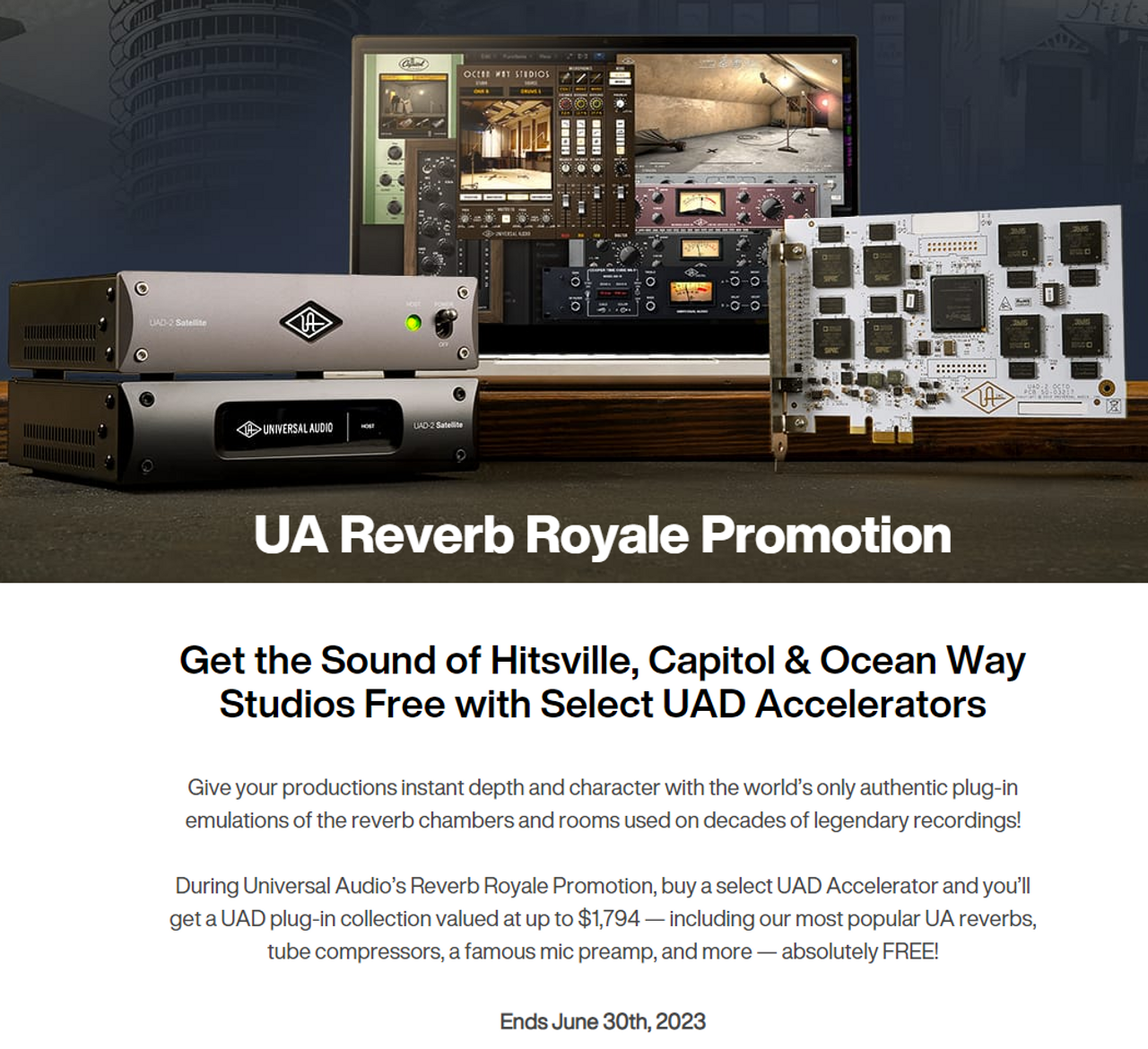 Universal Audio UAD-2 Satellite Thunderbolt 3 – OCTO Core