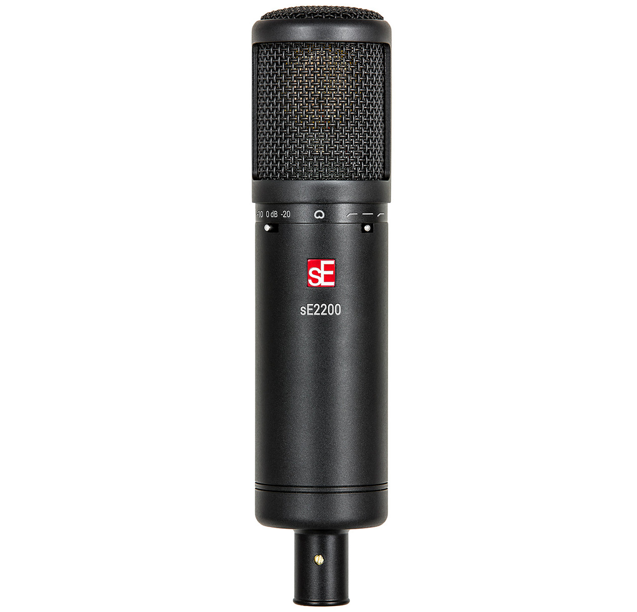 SE Electronics Large Diaphragm Cardioid Condenser Mic with Shockmount & Filter