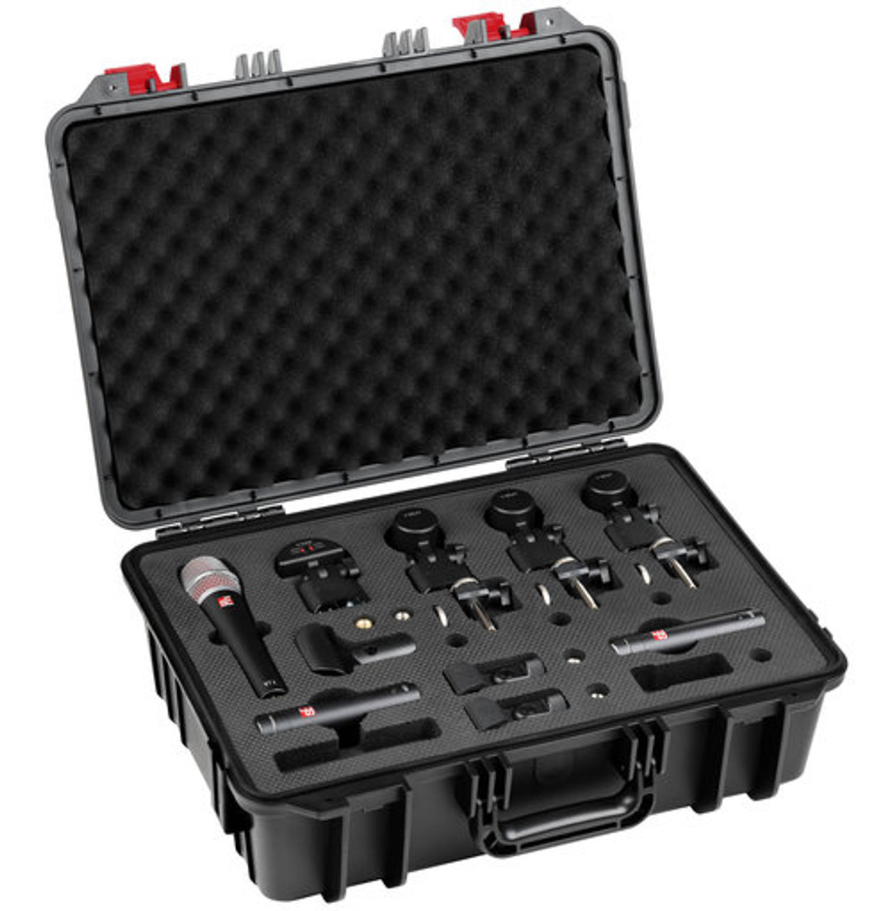 SE Electronics V Pack feat V Kick, 2 V Beat w/clamps, V7 X with Case