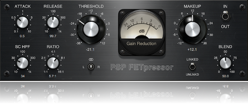 FET feedback type compressor plug-in