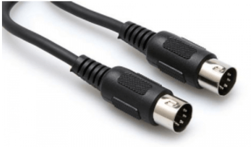 Hosa MIDI Cable, 5-pin DIN to Same, 10 ft