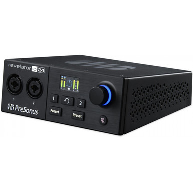 REVELATOR IO24 Bus-powered USB-C audio interface with on-board DSP REVELATOR IO24 Bus-powered USB-C audio interface with on-board DSP
