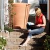 The Tuscan Terracotta Planter Effect water butt 275 Litres