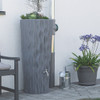 Alana Water Butt Planter.  Colour finish: Grey Granite