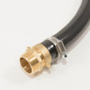 Pump End with Brass Double Thread (Nipple) and Flat Seal