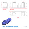 4400 Litre Below Ground Water Tank Dimensions