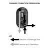 10000 Litre Underground Water Tank Service Connections Orientations (Twin Neck)