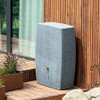 Boxy Slim Water butt with Optional Planter