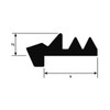 Profile shape of the of the Wall Tank Seal for Pipes.