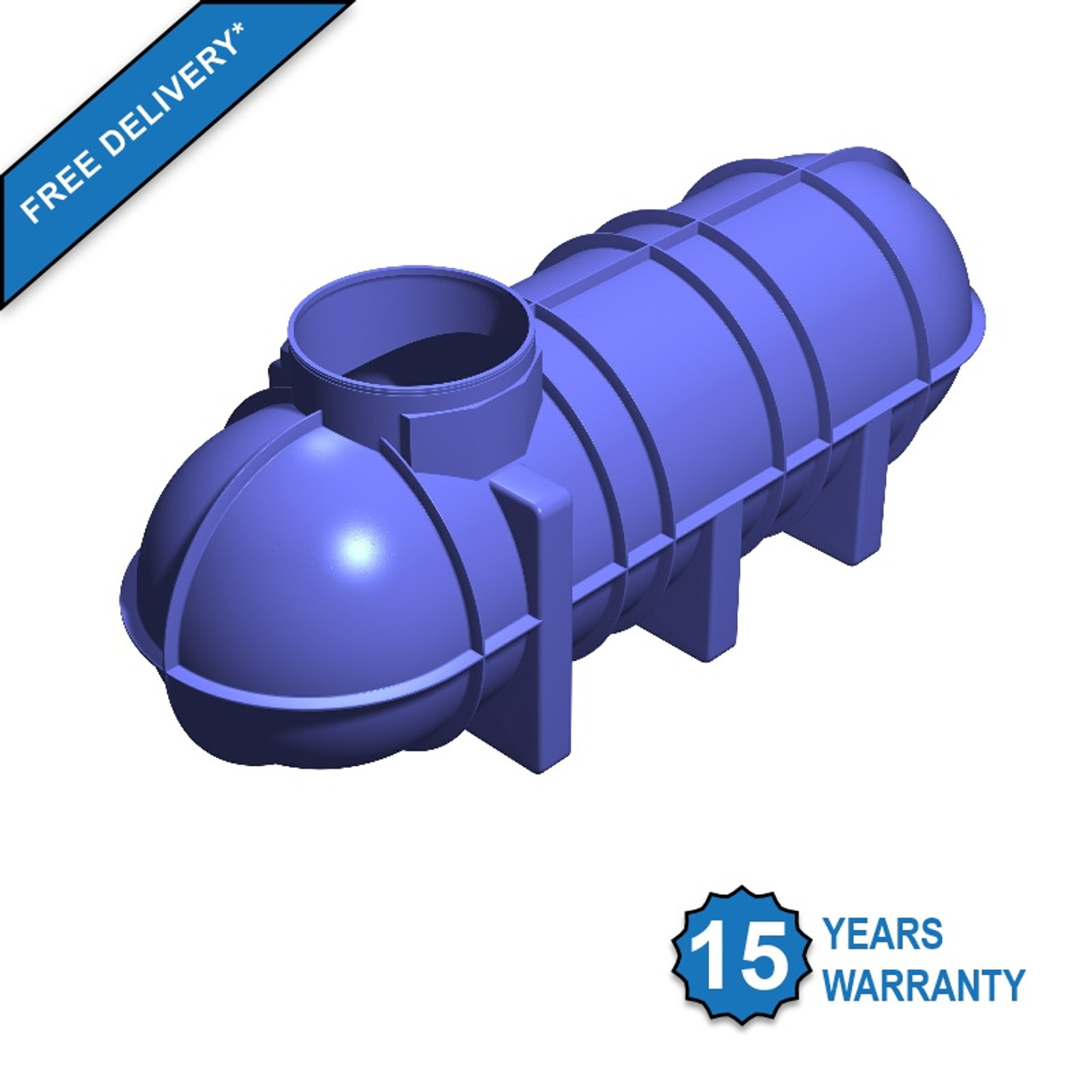 3400 Litre (748 Gallon) Underground Non-Potable Water Tank - Free Delivery & 15 Year Warranty