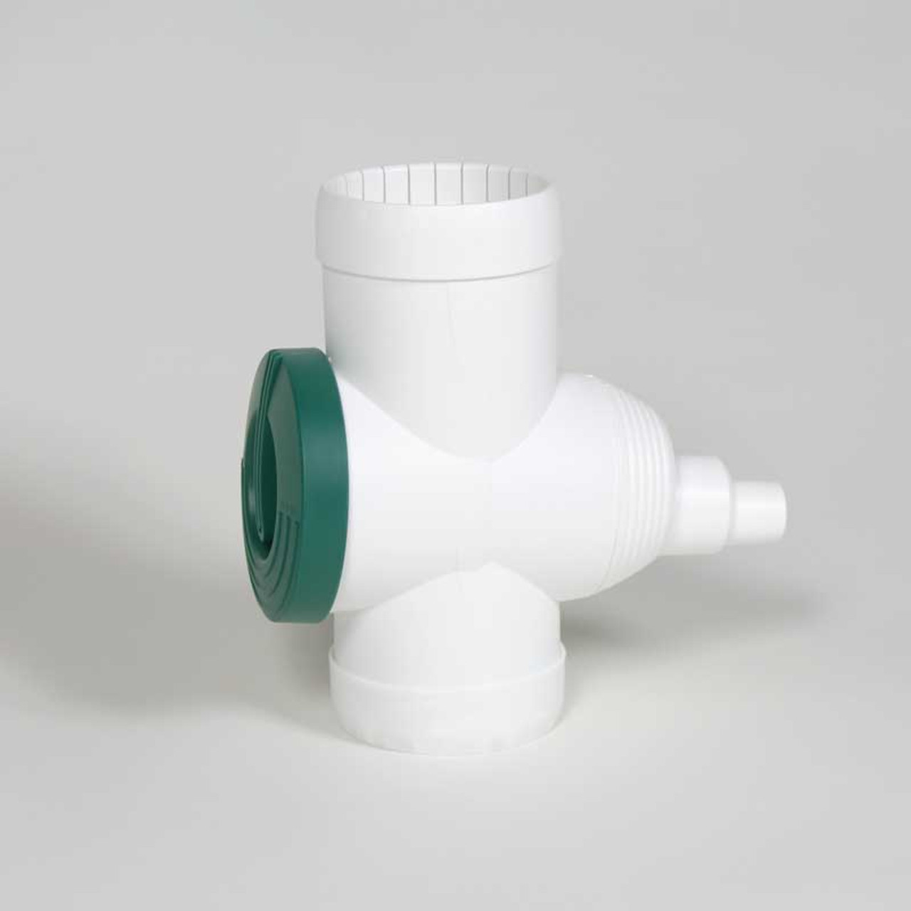 White Rain Water Diverter with built in Filter, Switch and Overflow.