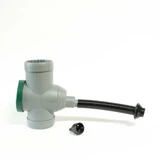 Rainwater diverter for push-fit downpipe connection to sealed water butts (Built)