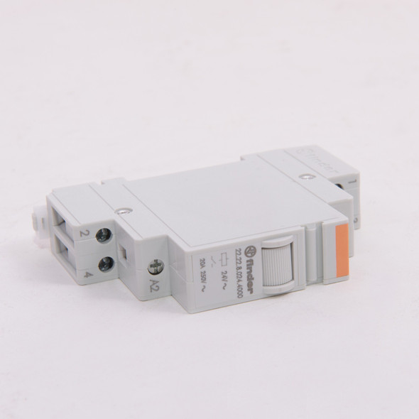 Finder 22.22.8.024.4000 2 pole DIN mount relay
