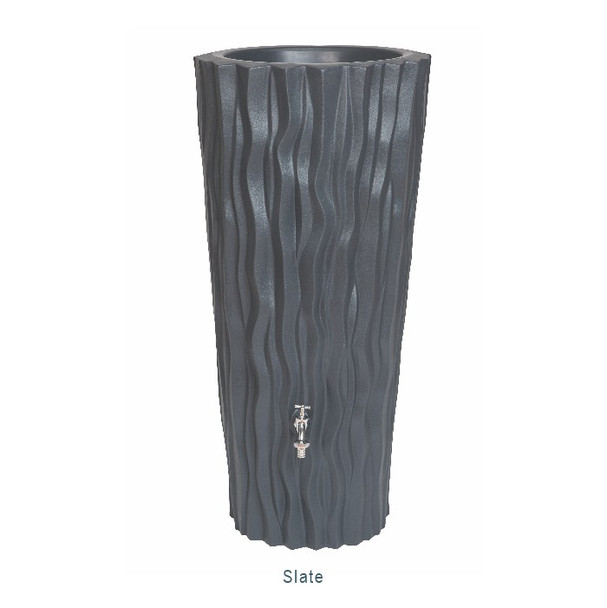 Alana Water Butt Planter.  Colour finish: Slate Alana Water Butt Planter.  Colour finish: Slate