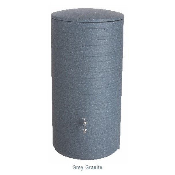 280L Novara Contemporary Water Butt. Colour finish: Grey Granite 280L Novara Contemporary Water Butt. Colour finish: Grey Granite