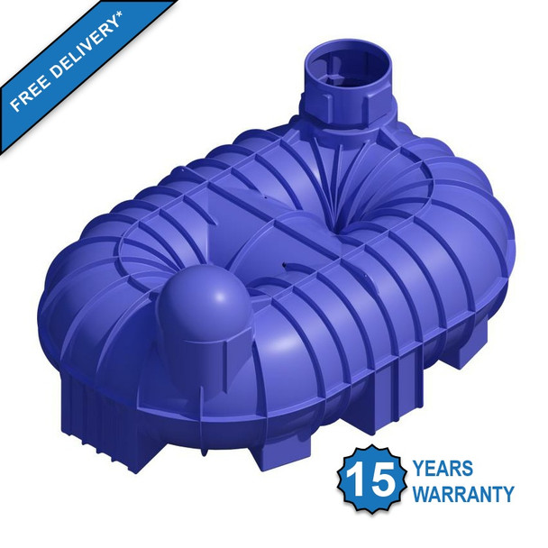 8400 Litre (1847 Gallon) Underground Non-Potable Water Tank (Single Access) - Free Delivery & 15 Year Warranty