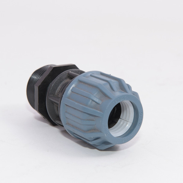 Showing compression adaptor hose end.