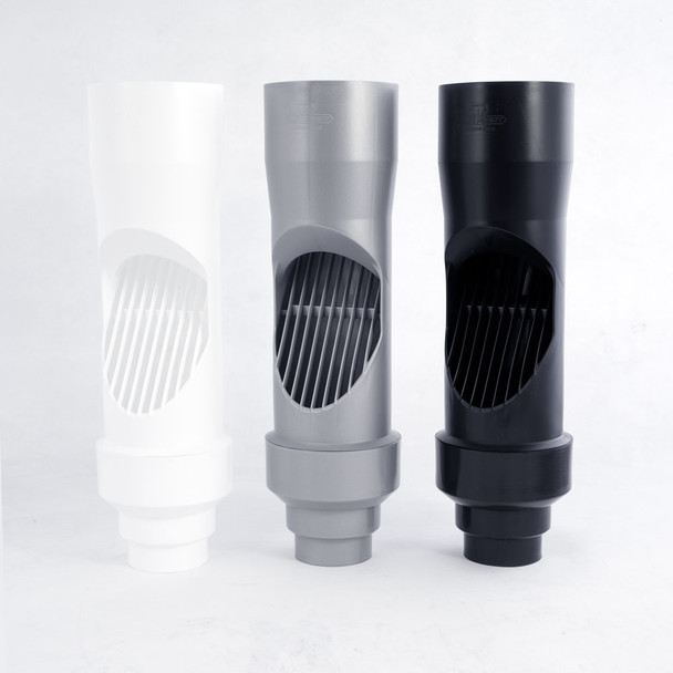 Leaf Separator Compact can be fitted at any height for easy maintenance. Available in three colours White , Silver Metallic effect and Black Leaf Separator Compact can be fitted at any height for easy maintenance. Available in three colours White , Silver Metallic effect and Black