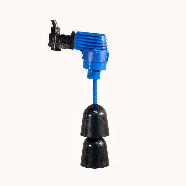 Agma W Evo - Compact Float Switch - showing minimum height differential Agma W Evo - Compact Float Switch - showing minimum height differential