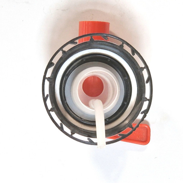 2" Anti-glug barrel tap (back view)